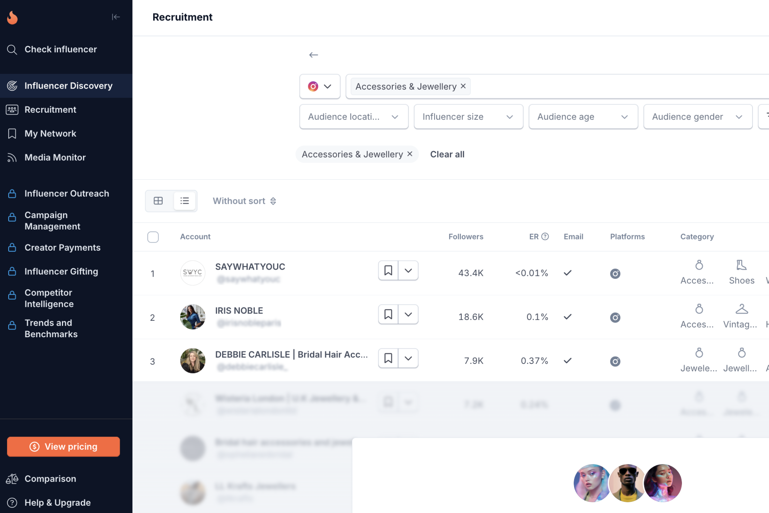 hypeauditor-dashboard