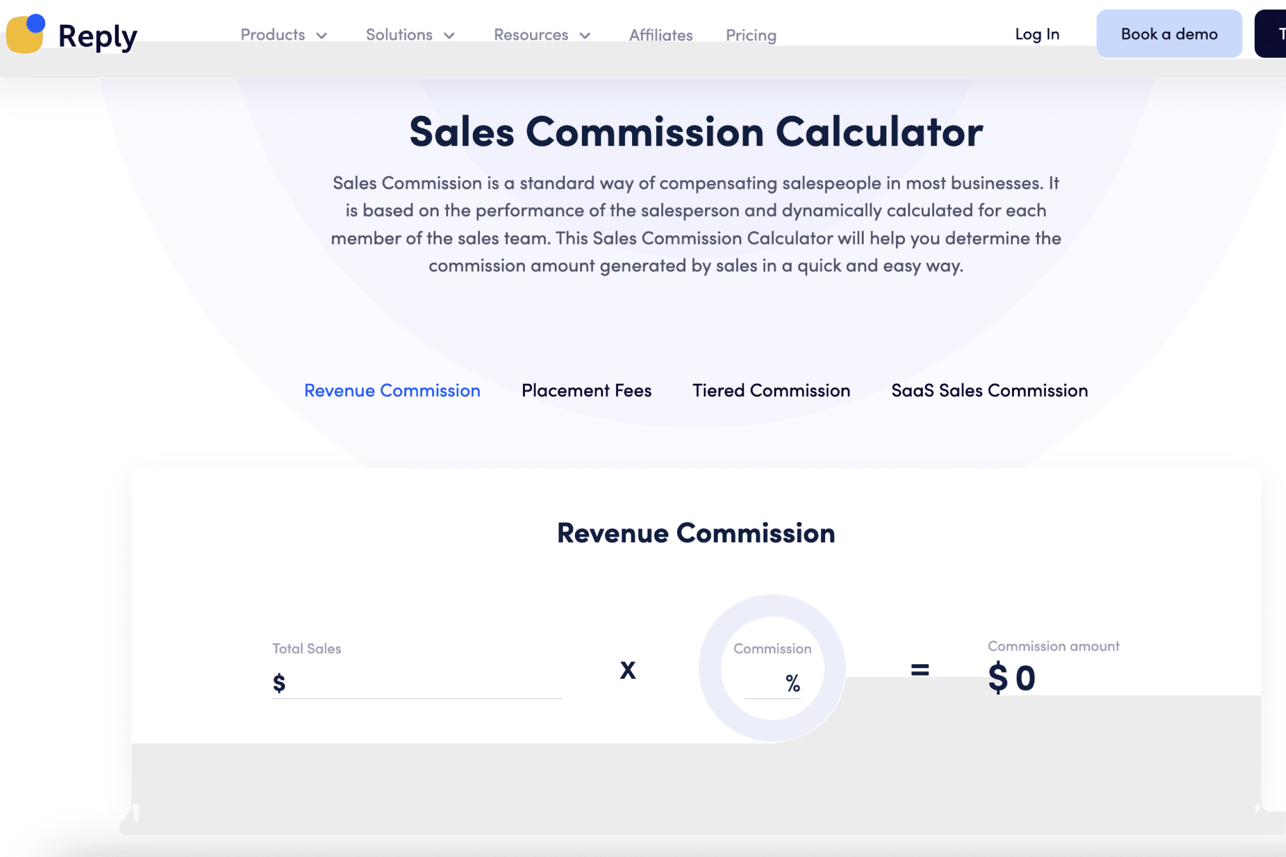 reply-online-sales-calculator