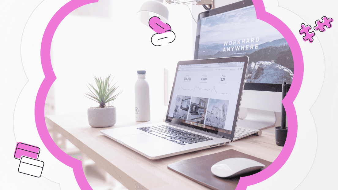 relevant link building article cover image with laptop and websites