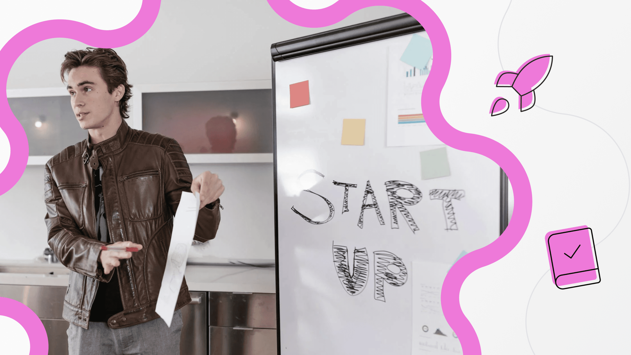 startup-founder-explaining-concept-at-blackboard